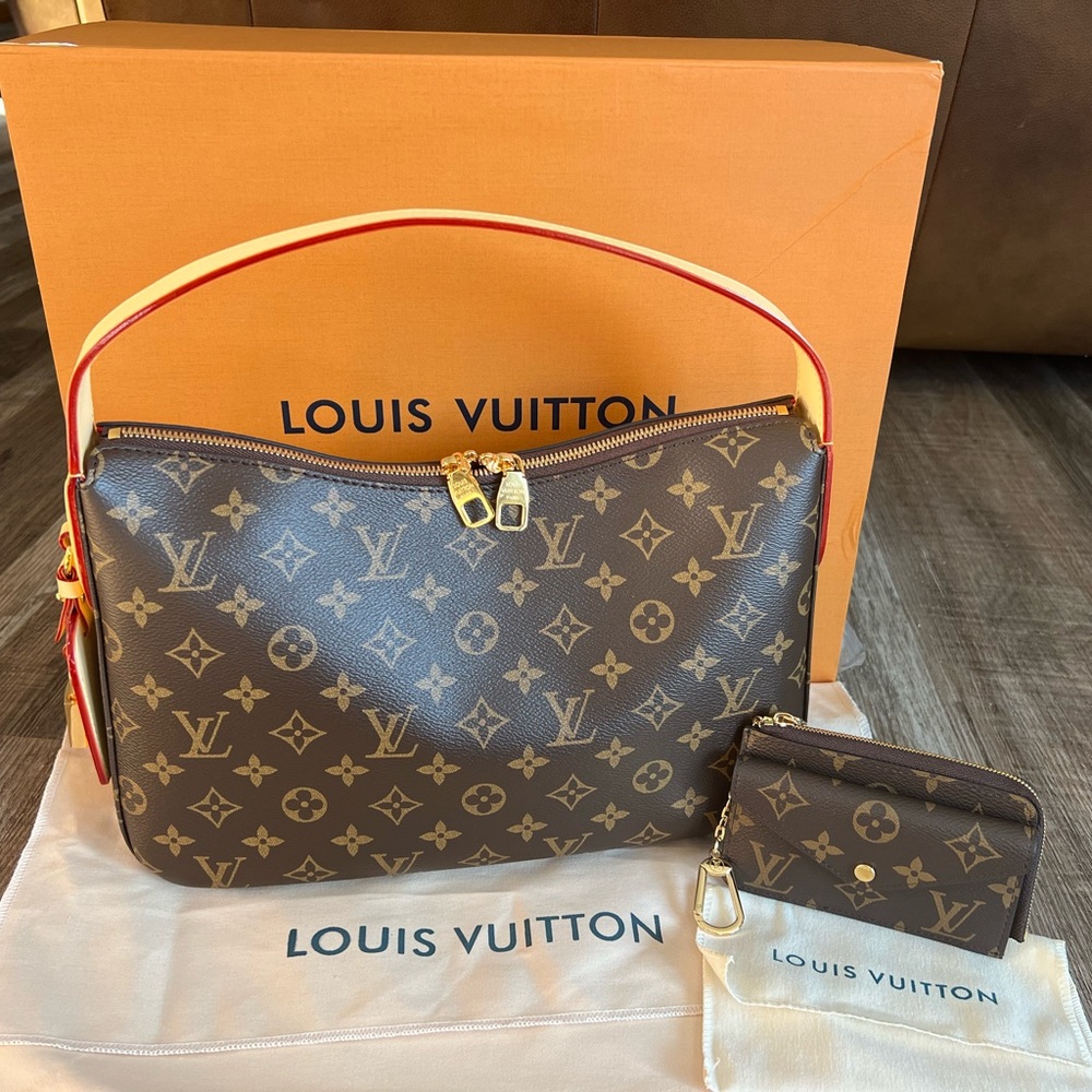 Louis Vuitton Slouchy PM & Recto Verso Card Case.